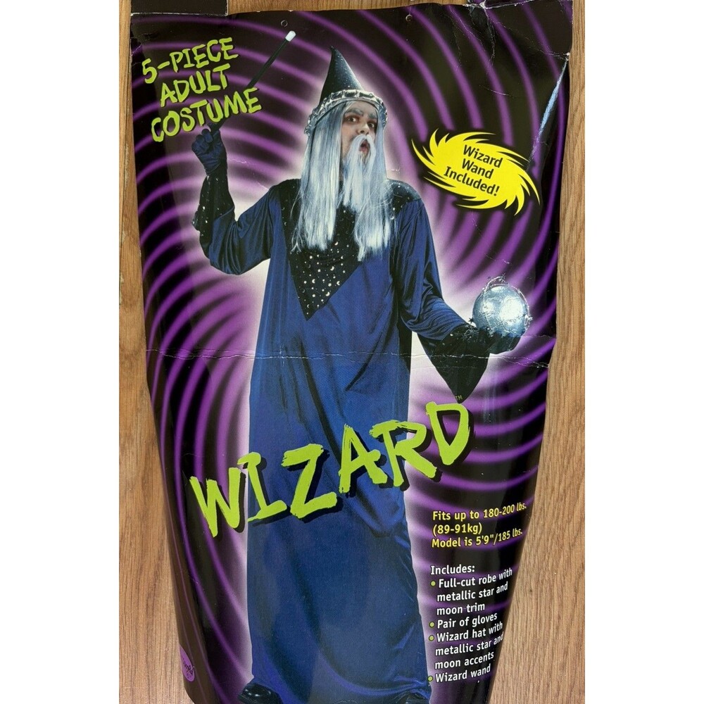 5 Piece Halloween Wizard Costume for Adults Or Kids Halloween